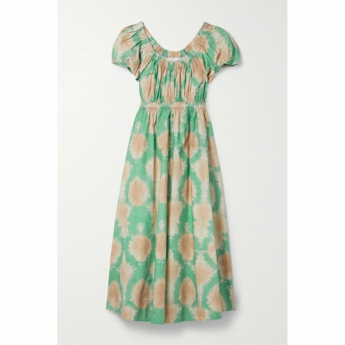 나네트 울라 존슨 여성 tie-dyed cotton-poplin midi dress 미디 SP230174CLTE