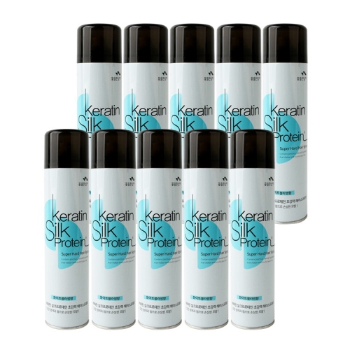 꽃을든남자 케라틴 실크 프로테인 초강력 헤어 스프레이 화이트블라썸향 300ml