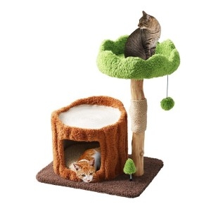 펫모닝 통나무&리얼트리 하우스 PMC-6529