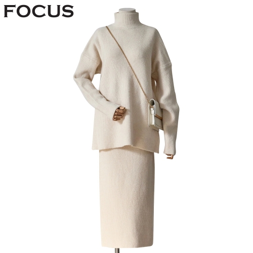 포커스 반목도톰니트세트_FW3J7ST0303