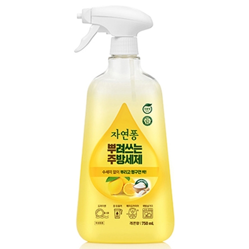 자연퐁 뿌려쓰는 주방세제 레몬향 750ml