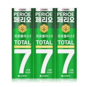 LG생활건강 페리오 토탈7 스트롱 치약 120g