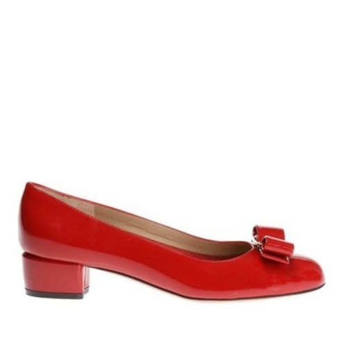  페라가모 바라 보우 펌프스 01B2210591964 ROSSO