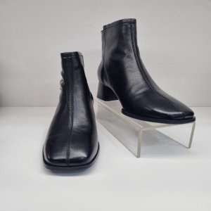 조이 여성 5센티 가죽 앵클부츠 3756bk