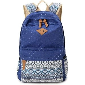 니콜 DORIS AIR015 여성 백팩 캔버스 성인용 PC수납 스타일리시 어머니용 다기능 주머니가 많음 발수