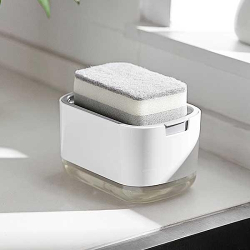 리빙스토리  그레이 양면 스펀지 설거지수세미 5p