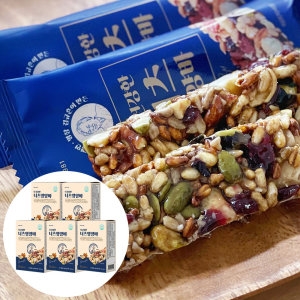 신궁전통한과  G 김규흔 한과 더 건강한 너츠 영양바 25개입 5개입 5박스