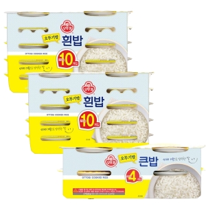 오뚜기밥 백미 210g 20개 + 큰밥 300g 4개