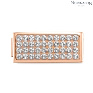 노미네이션  글램 더블 컴포저블 크리스탈 로즈골드 230731 남자 여자 팔찌 브랜드 선물 커플 우정