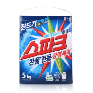 스파크 강력 분말세제 5kg 카톤