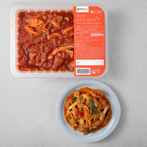 푸드코닉 곰곰 매콤한 춘천식 닭갈비 1kg [1개] - 에누리 가격비교
