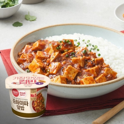 CJ제일제당  햇반 컵반 중화 마파덮밥 275g
