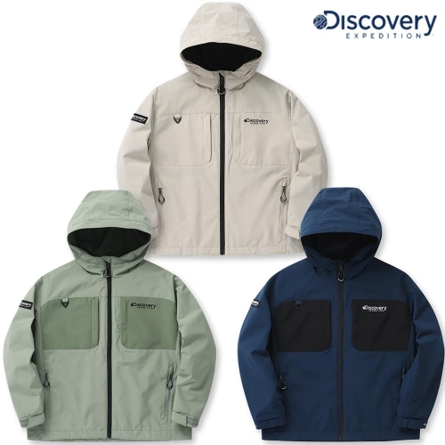 디스커버리 히든 후드 바람막이 점퍼 (DKWJ32041)