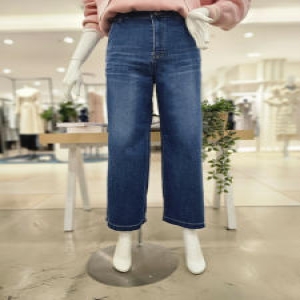 포커스 뒷밴딩 와이드청바지 FS4A7PT00670