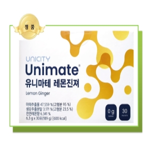 유니시티  유니마테 레몬진져 바른생활