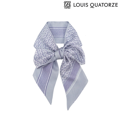 루이까또즈 스카프 2CSM202BU 실크 방도 스카프 오르디 블루