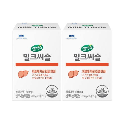 매일유업 셀렉스 밀크씨슬 500mg 30정
