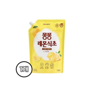  퐁퐁 레몬식초 주방세제 리필 1.2L [1개]
