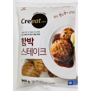 CJ제일제당 크레잇 쉐프솔루션 함박 스테이크 - 960g