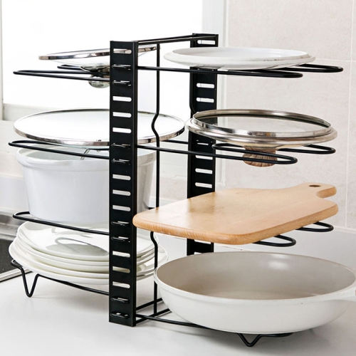 OMT  8단 주방 간격조절 수납 프라이팬 정리대 OKA-FP8