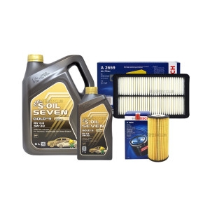 에스오일  올뉴쏘렌토 디젤 세븐골드RV 7L 엔진오일세트96-2659