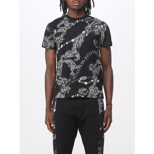 베르사체 반팔 티셔츠 75GAH6S0JS218 899 Black 1