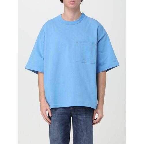 보테가베네타 반팔 티셔츠 773598VKLZ0 4225 Gnawed Blue