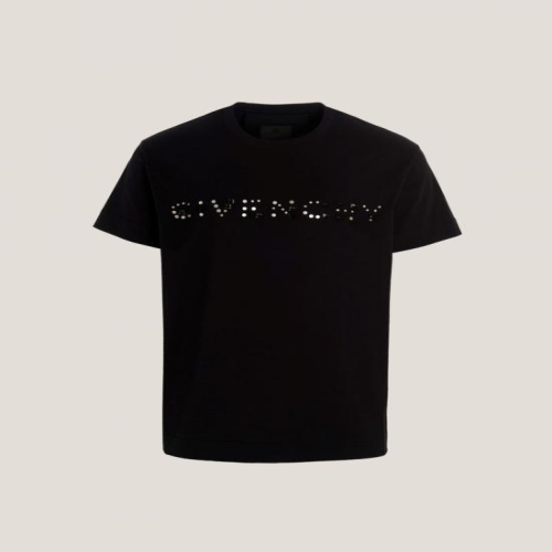 지방시 반팔 티셔츠 BM717L3Y6B 001 Black