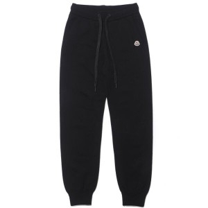 몽클레르 로고 패치 니트 트레이닝 팬츠_9L00001 M1131 999