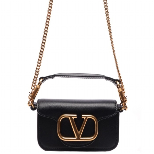 발렌티노 여성 로코 마이크로 체인 크로스백 4W2P0Z28 ZXL 0NO 24S