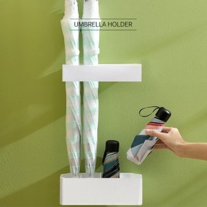 모던  부착식 우산보관함 우산정리함 우산꽂이 가정용 인테리어 현관 거치대 정리대 수납 보관걸이 소품