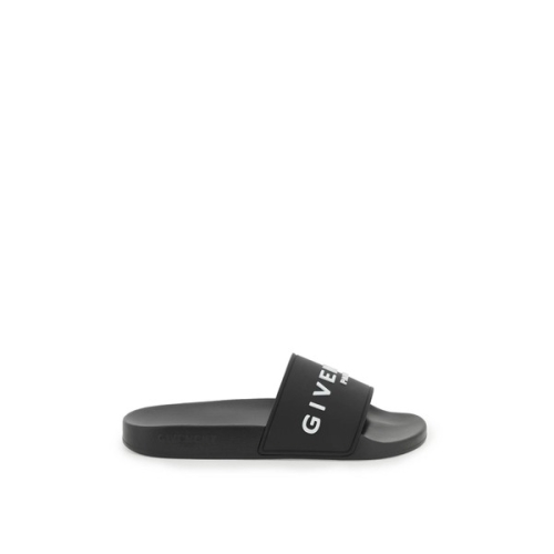 지방시 SS24 샌들 Givenchy logo rubber slides BLACK BE3004E1UM