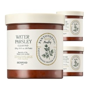 스킨푸드 판토테닉 워터 파슬리 클리어 패드 60매
