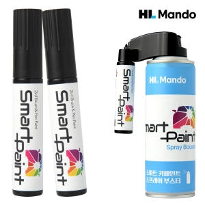 현대  아이오닉6 W6H 세레니티화이트펄 페인트 붓펜 자동차 카 도색 차량용 +투명 Mando