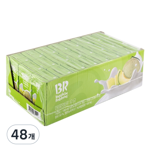 비알코리아 베스킨라빈스 메롱멜론 우유 190ml