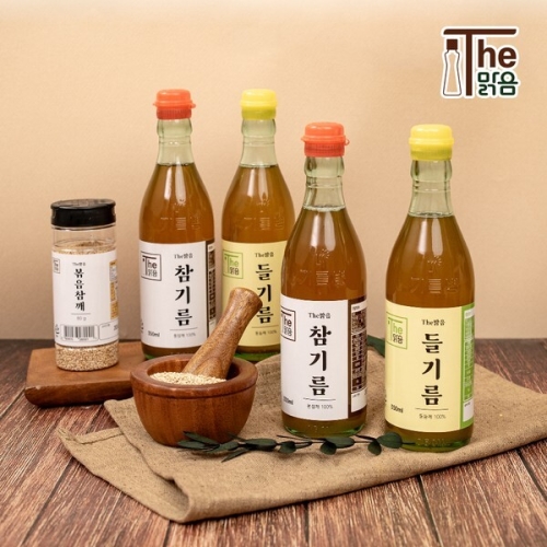 더맑음 저온 압착 참기름 350ml
