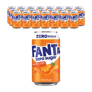 코카콜라음료 환타 제로 오렌지향 350ml
