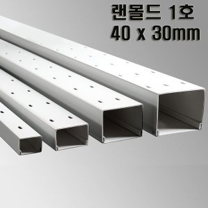 영신  PVC 랜몰드 백색 1호 덕트 대용량 몰딩 전선정리