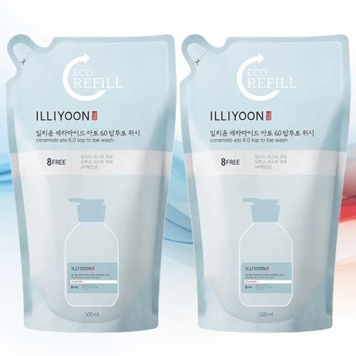 일리윤 세라마이드 아토6.0 탑투토 워시 리필 500ml