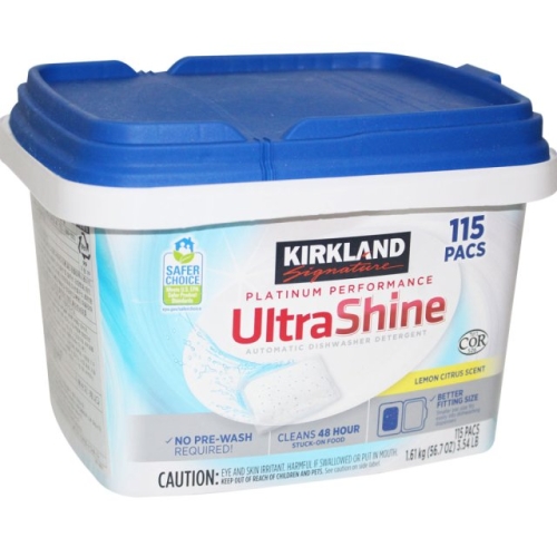 커클랜드 울트라샤인 식기세척기 세제 115개입