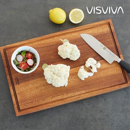 비스비바  디파인 플레이팅 커팅 원목도마 직사각 48CM