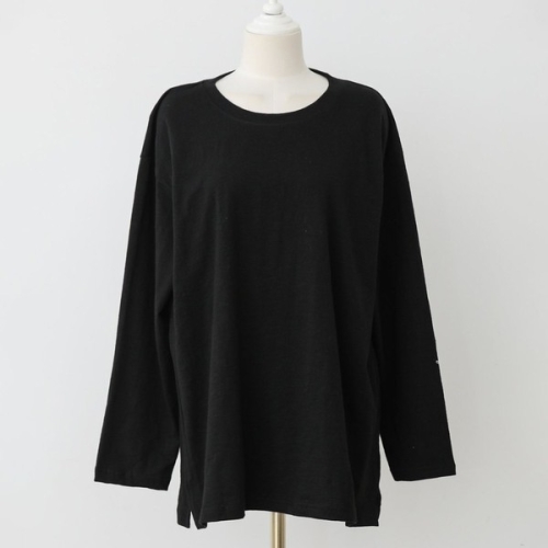 아이우먼 그란슬랍소매자수긴팔티 WBQ526M401 빅사이즈