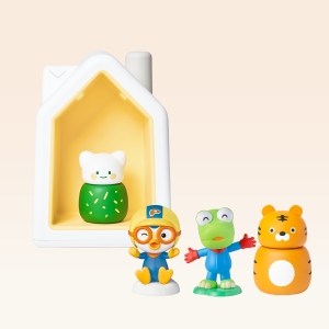 코코지 하우스와 뽀로로와 호기심 동화 세트 코코지하우스+뽀로로+크롱+호당이