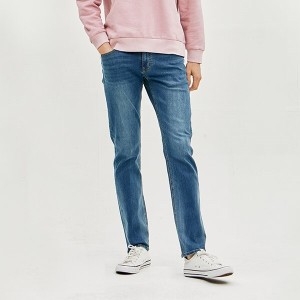 잠뱅이 남 뒷주머니 절개 디테일 시와 올약워싱 데님_AM1DIG109-MB