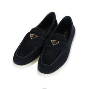 프라다 삼각로고 스웨이드 레더 로퍼 네이비 1D222N 103 F0008
