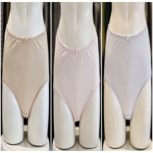 비비안 면폴리 눈꽃 자카드 여성 부인용 팬티_PT7407