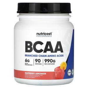 뉴트리코스트 퍼포먼스 BCAA 라즈베리 레모네이드 990g