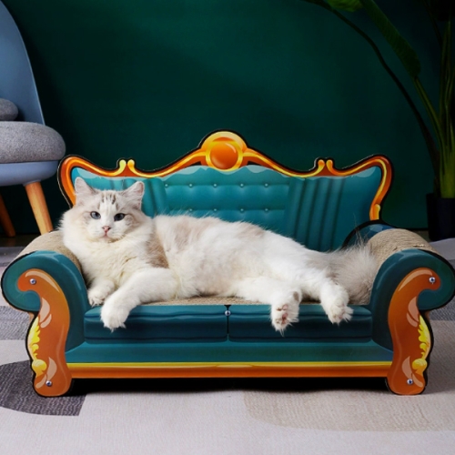 빈티지 쇼파 디자인 고양이 스크래쳐 블루