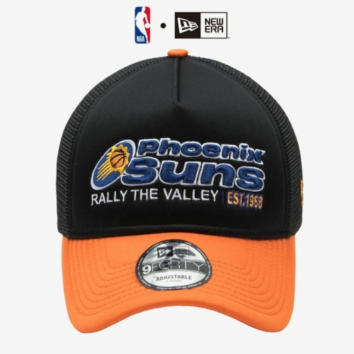 뉴에라 NBA 피닉스 선즈 레트로 A프레임 트러커 볼캡 블랙 14205967