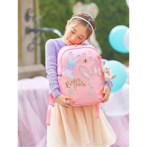 빈폴키즈 라이트 핑크 시그니처 러블리 빙키 책가방 BI21D4G02Y